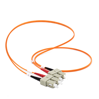 2.0mm Multimode Fiber Optic Patch Cables Duplex SC UPC a SC UPC 10 metri