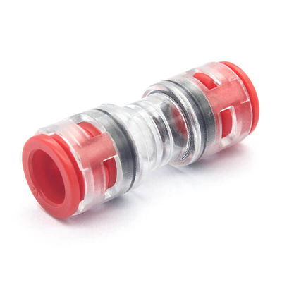 Connettore dritto in HDPE per microdotti 3/4/5/6/7/8/10/12/14/16/18/22mm