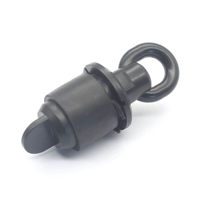 Tappo espandibile nero per condotto in HDPE siliconato