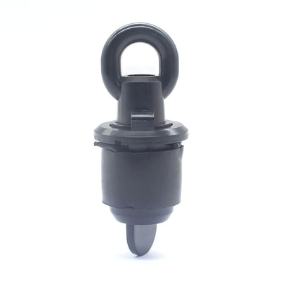Tappo espandibile nero per condotto in HDPE siliconato