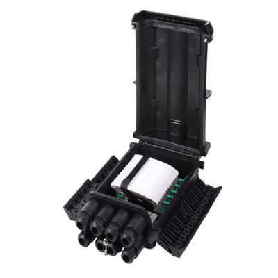 16/24 Core FTTH Drop Cable Tipo Fibra ottica Splice Splitter Closure