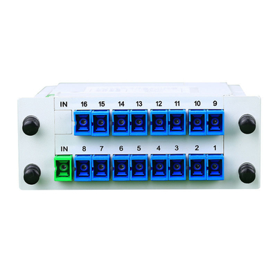 FTTH 1:16 Cassetta a fibra ottica PLC splitter