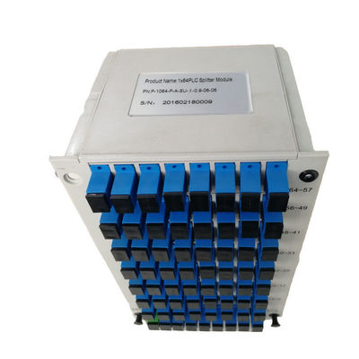 SC UPC 1:64 Fibra ottica Cassetta Tipo PLC Splitter 1m, 1,5m