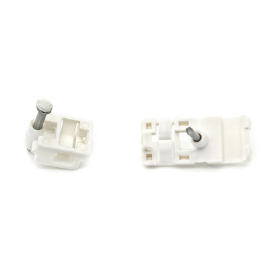 Acciaio Unghie Ftth Plastica Drop Wire Fibre Cable Clip Bianco E Nero Colore