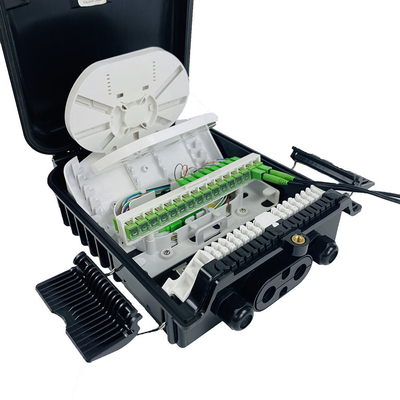 Scatola di distribuzione in fibra ottica per interni ed esterni ODB a 16 porte, tipo a montaggio a parete