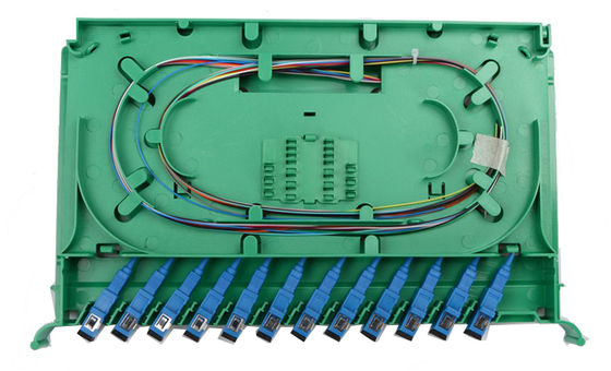 2U 19 pollici 12/24 Core Full Box Fibra ottica di distribuzione Frame Patch Panel ODF