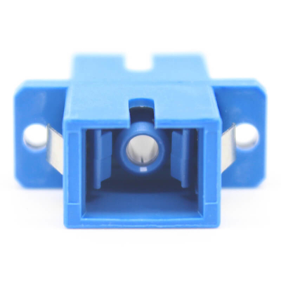 Adattatore in fibra ottica SC UPC Simplex con flangia 0,2dB di perdita di inserzione