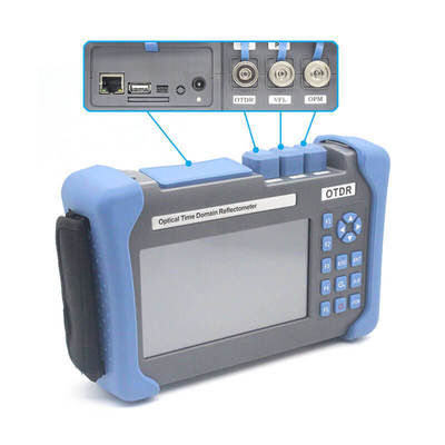 OTDR multifunzione in fibra ottica con schermo LCD antiriflesso da 7 pollici