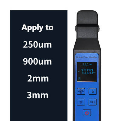 Display a colori 4-in-1 Identificatore di fibra ottica con funzione VFL