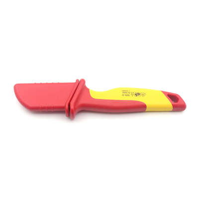 50 mm VDE Isolatore coltello elettrico Rosso/Giallo per lo strappaggio del cavo