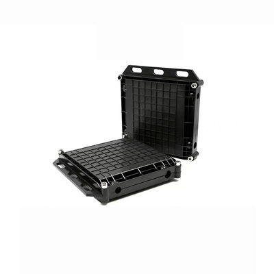 Mini Box di chiusura a splice in fibra ottica di tipo quadrato 2 In 2 Out per 12-24 core con materiale ABS + PC