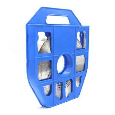 0.26/0.35/0.6/0.75mm Strappo in acciaio inossidabile per fissaggio di tubi regolabili