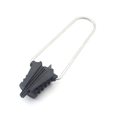 Clampo di ancoraggio ADSS in plastica di alluminio resistente ai raggi UV per reti FTTH FTTX FTTB