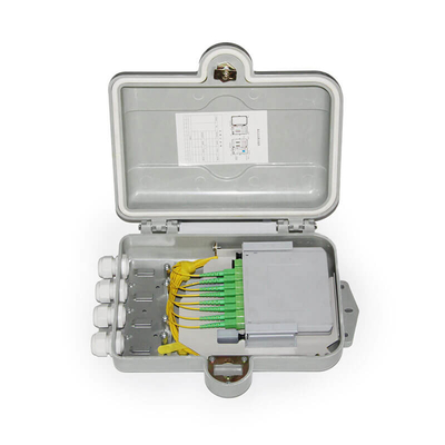 Cassa per PC all'aperto ABS Fibra ottica Splitter Scatola di distribuzione 8 Core