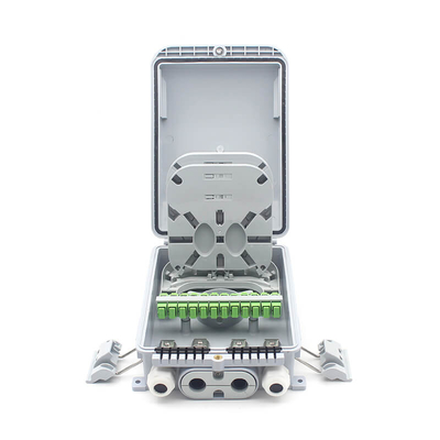 12 porte Mini SC Fiber Optical Termination Box Flip-up cover per il sistema FTTA FTTx