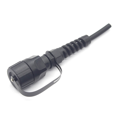 Cassa di plastica duplex Apc Fibre Connector Fibra ottica fini del cavo