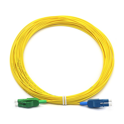 Cordone di patch in fibra ottica versatile LC APC a LC UPC SM Uniboot G652D per trasmissione dati ad alta velocità