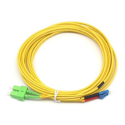 SC APC to LC UPC SM Duplex Fiber Optic Patch Cord per soluzioni di rete ad alte prestazioni