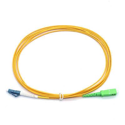 Simplex 9/125μM St Fiber Patch Cable SC APC To LC UPC SM Fiber Broad Band Network