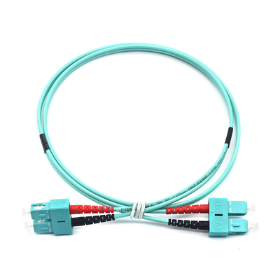 LSZH Duplex Fiber Optic Patch Cord SC PC a SC PC OM3 Multimode