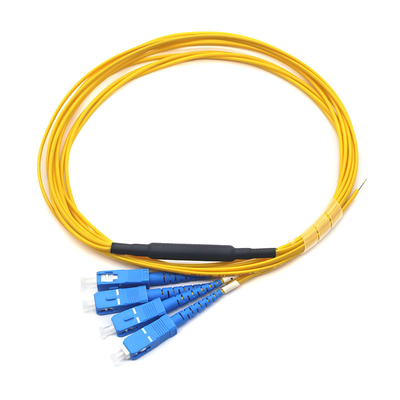 LSZH Duplex FC UPC a SC APC Fiber Optic Patch Cord per connessione Internet ad alta velocità