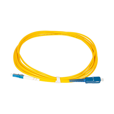 Lunghezza personalizzabile LC UPC a SC UPC Corde di patch ottico SM SX 3M, 5M,10M