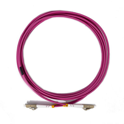 Multimode Duplex LC UPC a LC UPC OM4 Cordone di patch in fibra ottica 3,0 mm