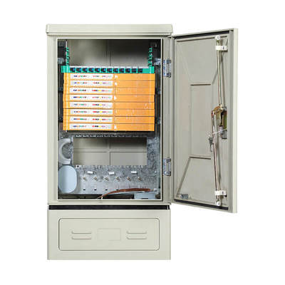 96 Core SMC Fibra ottica Cross Connect Cabinet IP55 Grigio