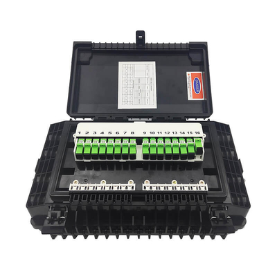 Scatola di distribuzione in plastica FTTH in fibra ottica a 16 core