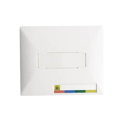 Scatola terminale FTTH bianca a 4 porte con adattatori SC LC