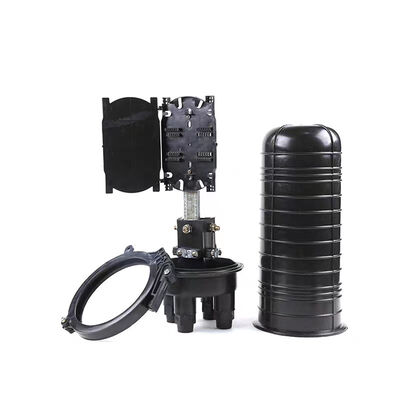 Giunto di giunzione in fibra ottica a 24 core, impermeabile IP65, con porte 2 in 2 out, tipo a cupola