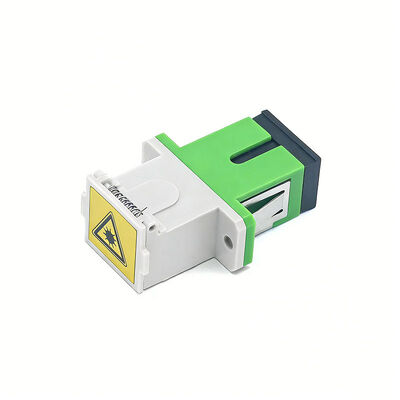 Adaptatore SC a fibra ottica con chiusura automatica a flessione, perdita di inserimento di 0,2 dB e flange di durata di 500 cicli