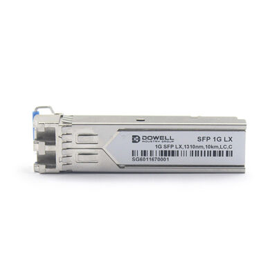 1.25G 1310nm 10Km SFP Modulo di trasmettitore ottico per connettore LC a fibra in singolo modo