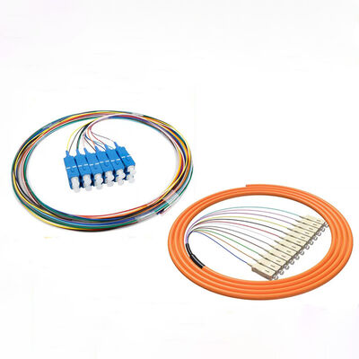 FTTH SC/LC/ST/FC Single-mode/Multi-mode 12-core Bundled Fiber Pigtail
