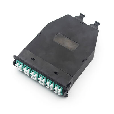 ABS+PC 24 Core Fibra ottica MTP MPO Cassette Moduli scatola