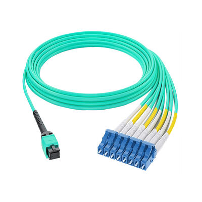 Cavo breakout in fibra ottica da MPO a fibra ottica LC monomodale da 8 ~ 24 fibre in PVC