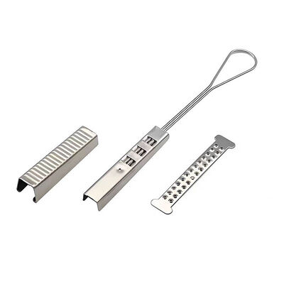 201 Acciaio inossidabile 1 - 2 coppia FTTH Hardware Drop Wire Tension Clamp